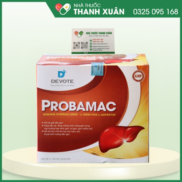 PROBAMAC - Hỗ trợ bảo vệ gan, mát gan, giải độc gan